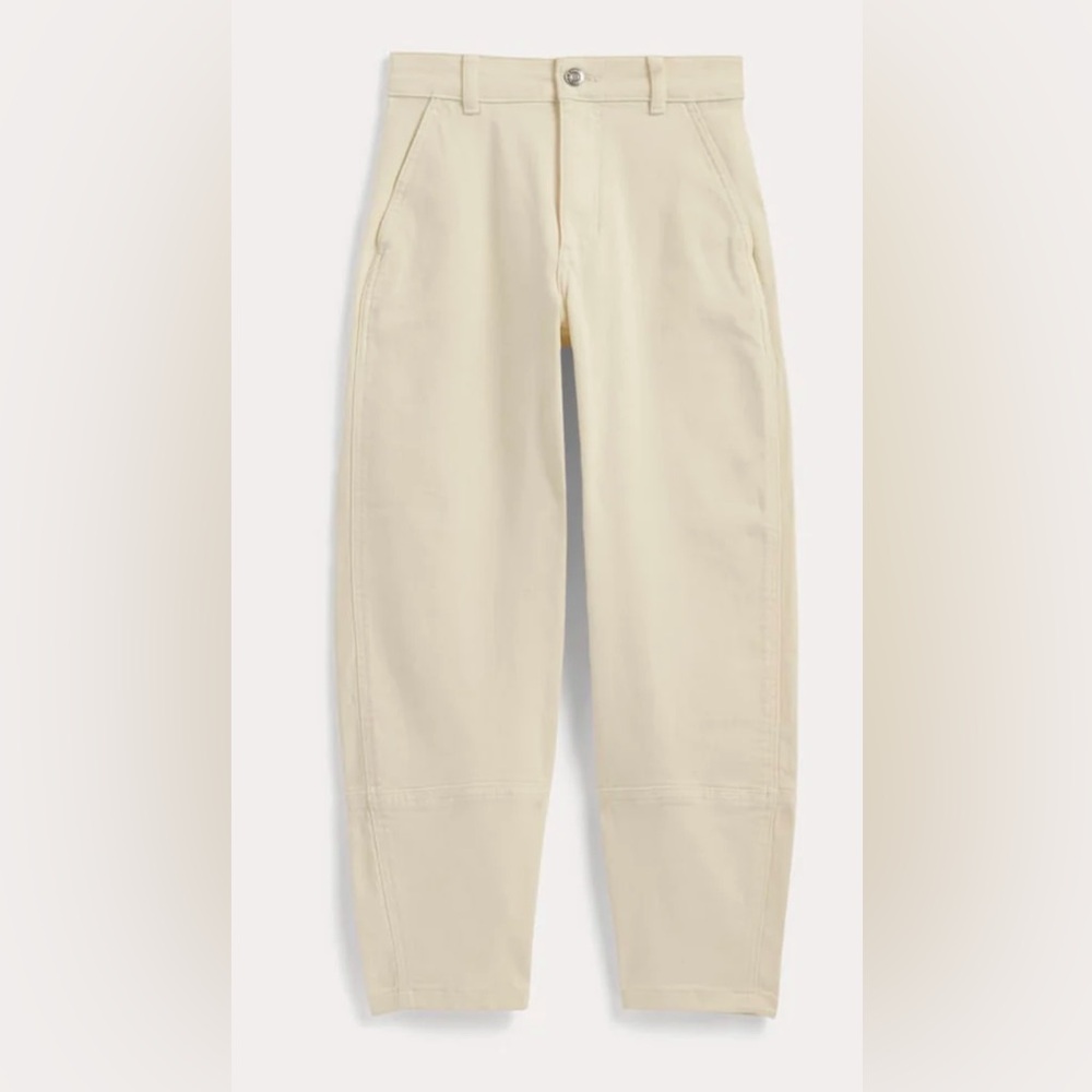 The Utility Barrel Pant (Organic) - Bone Size